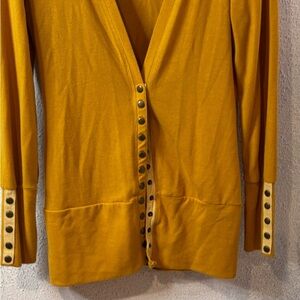 Mustard Cardigan Sweater
